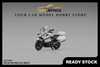 [XJ] 1:64 Police Motorcycle White