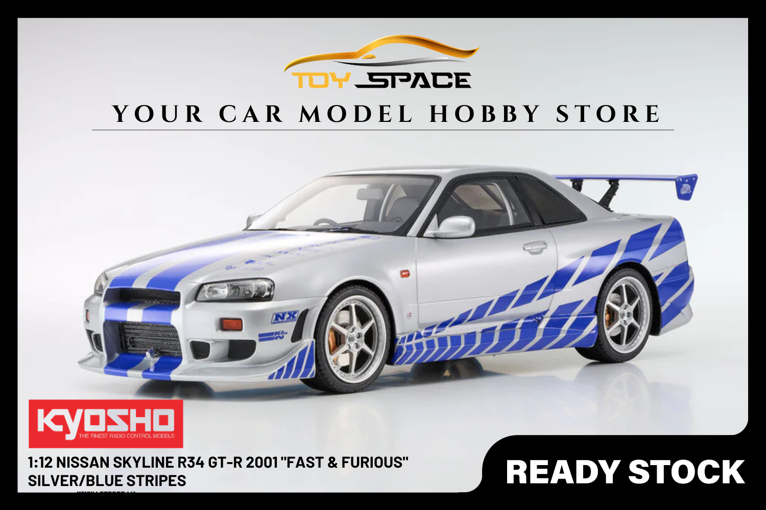 [KYOSHO] 1:12 Nissan Skyline R34 GT-R 2001 