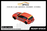 [STREET WEAPON] 1:64 Honda Civic EG6 #53 Zerofighter Orange - Toy Space Diecast Online Store Singapore