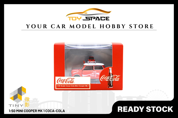 [TINY] 1:50 Mini Cooper Mk 1 Coca-Cola