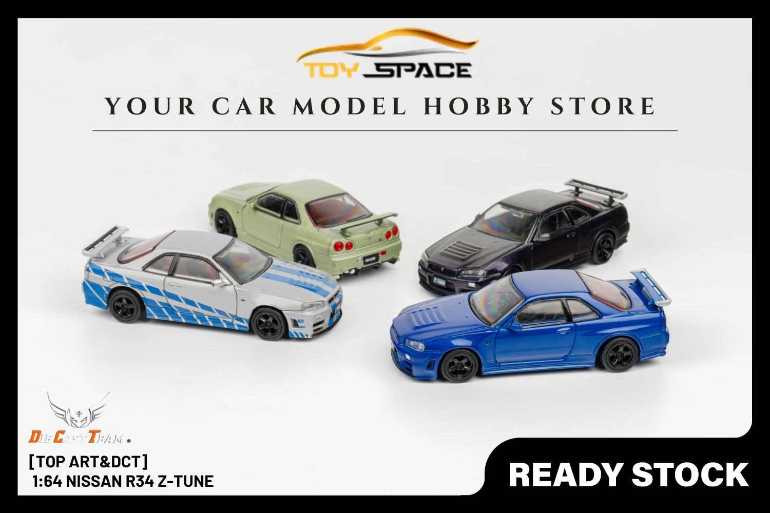 [TOPART&DCT] 1:64 Nissan R34 Z-Tune