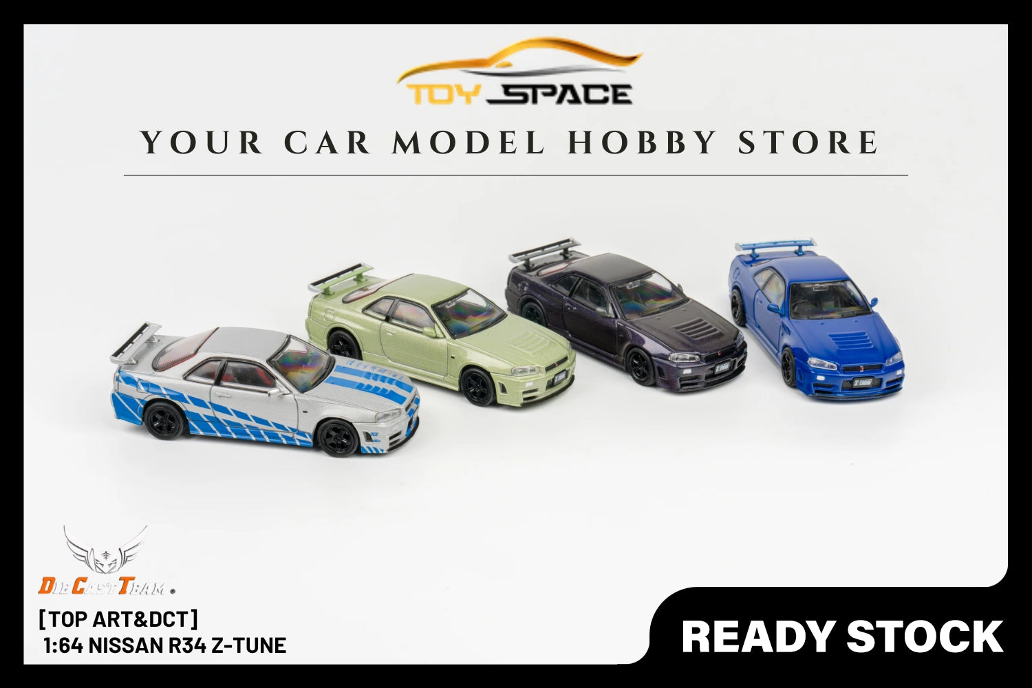 [TOPART&DCT] 1:64 Nissan R34 Z-Tune