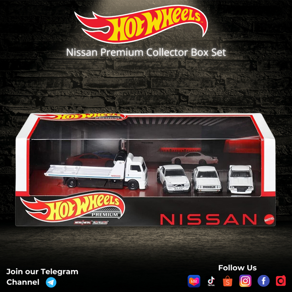 Hot Wheels Nissan Premium Collector Box Set (GMH39-956P)