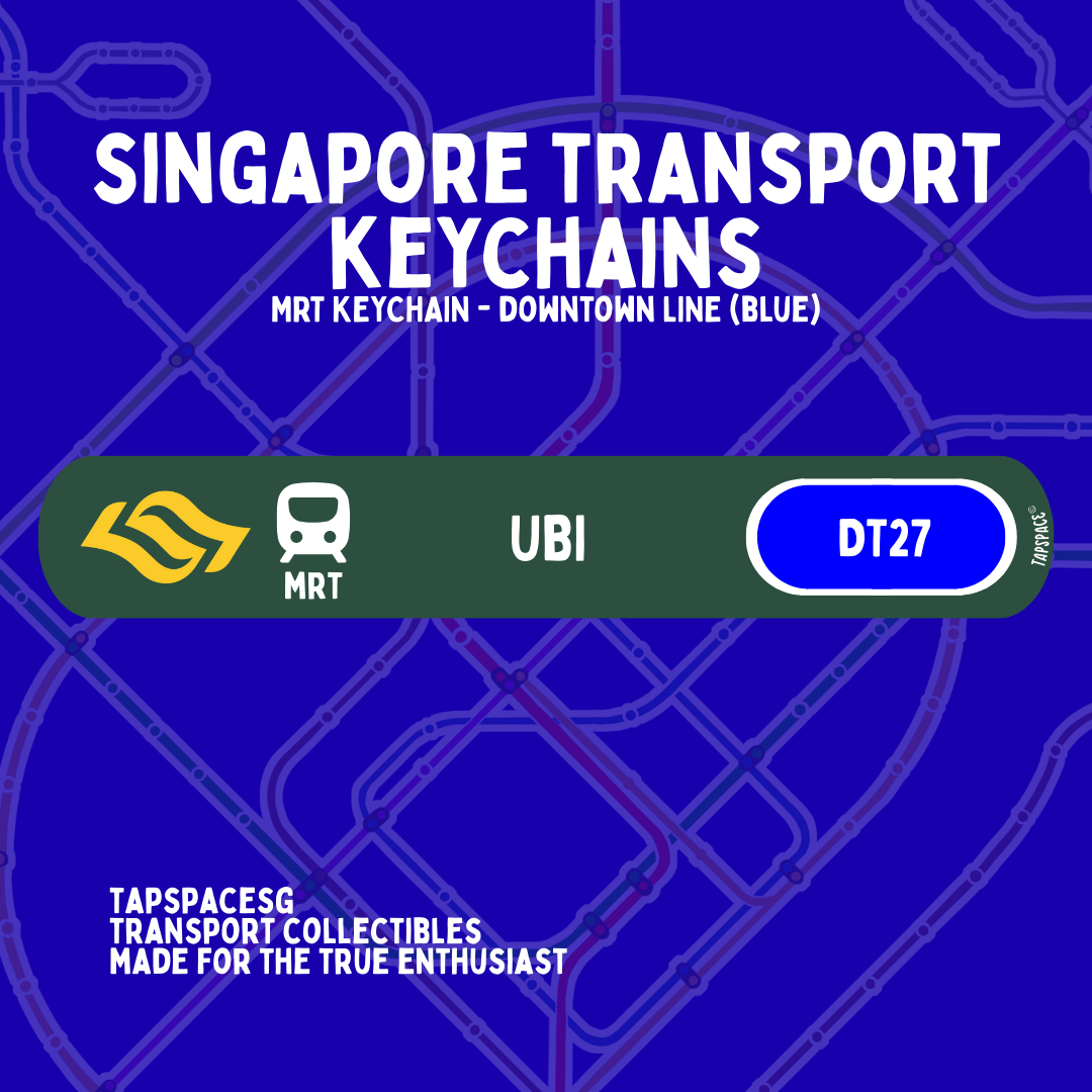 Ubi MRT Station Keychain
