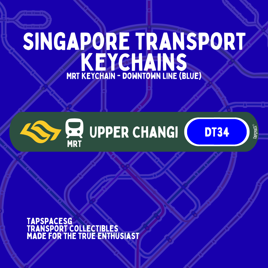 Upper Changi MRT Station Keychain