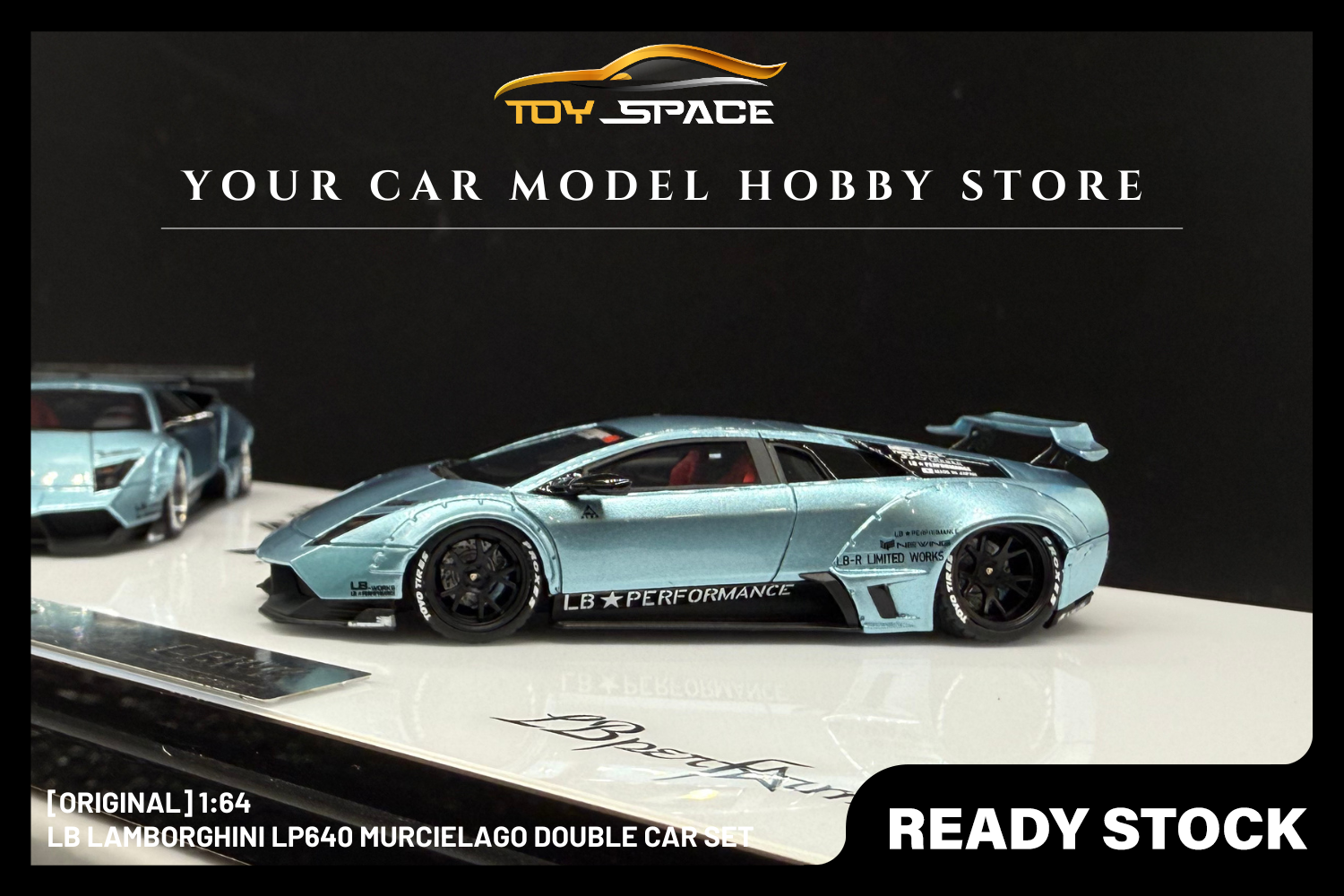 [ORIGINAL] 1:64 LB Lamborghini LP640 Murcielago Double Car Set