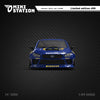 Mini Station 1/64 WRX STi Dark Blue 555 Rally Car Livery