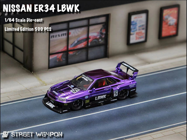 Street Weapon 1/64 LBWK ER34 Chrome Purple