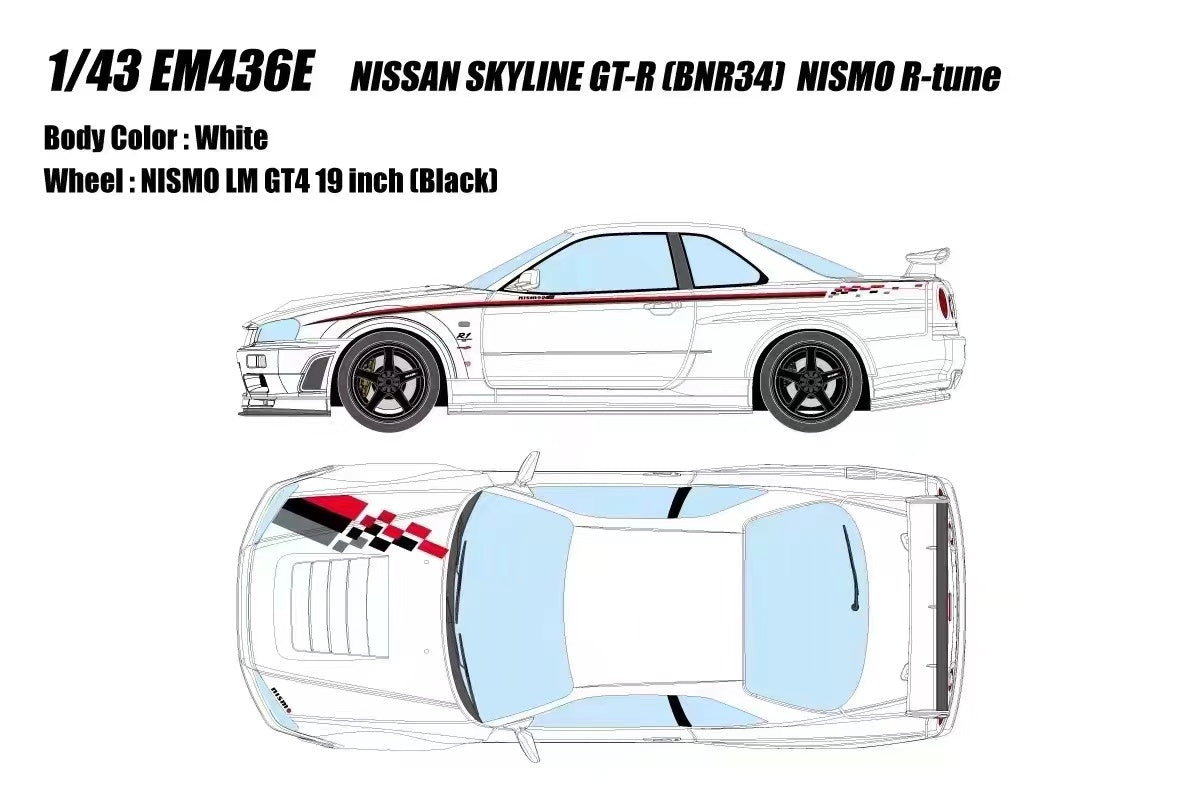 [MAKE UP] 1/43 Nissan Skyline GT-R (BNR34) Nismo R-Tune