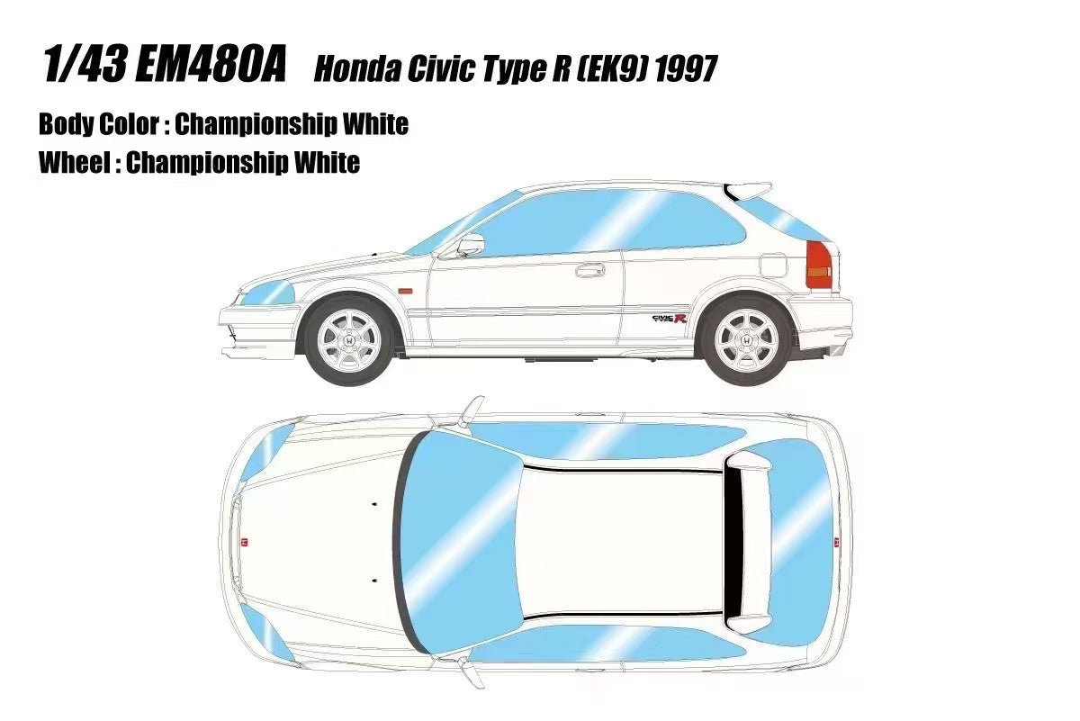 Make Up 1/43 EM480 Honda Civic Type R (EK9) 1997