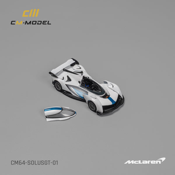 CM 1/64 Mclaren Solus GT White