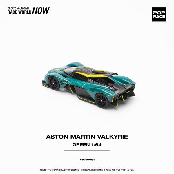 PopRace 1/64 Aston Martin Valkyrie Green