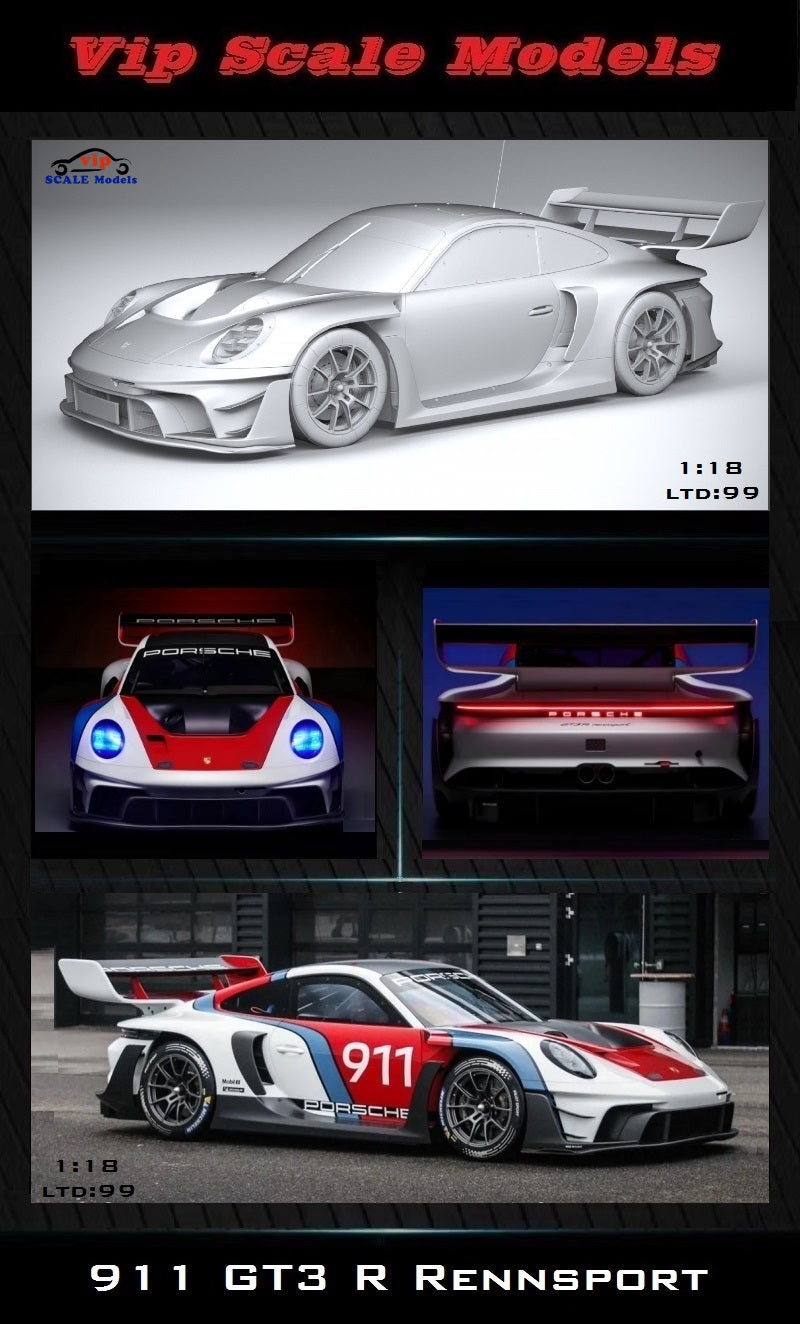 VIP 1/18 Porsche 911 GT3 R Rennsprot