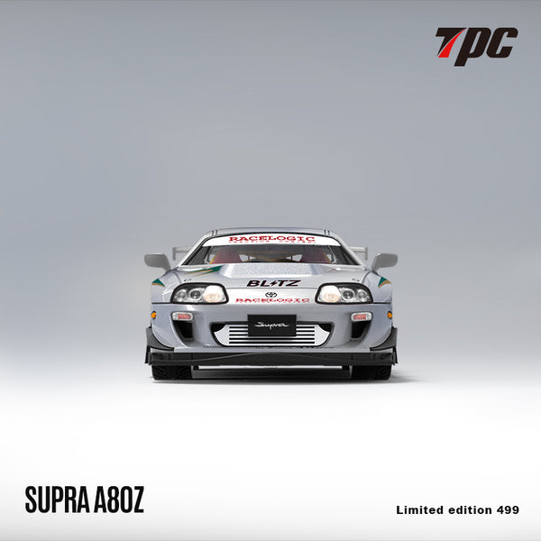 TPC 1/64 Toyota Supra A80 Z Silver Green
