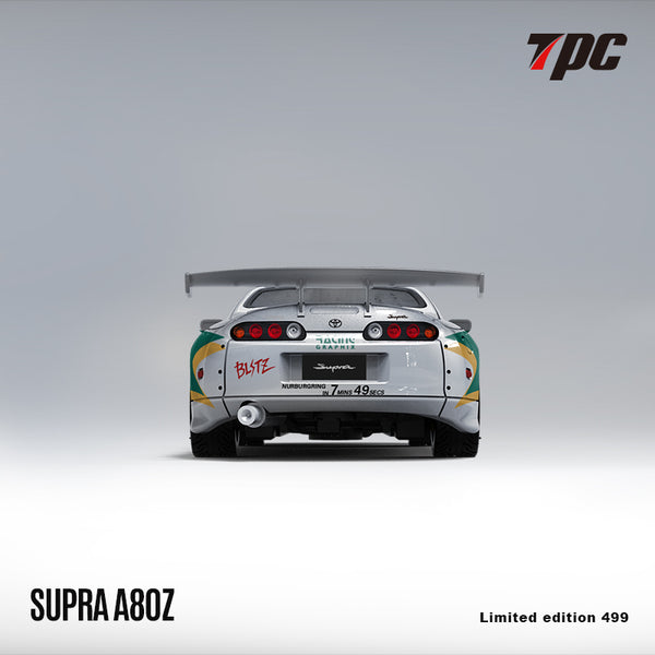 TPC 1/64 Toyota Supra A80 Z Silver Green