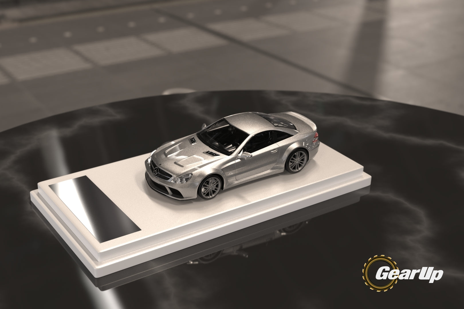 [GEAR UP MODELS] 1/64 L65 AMG Black Series SL Level 5th Generation R230 2008