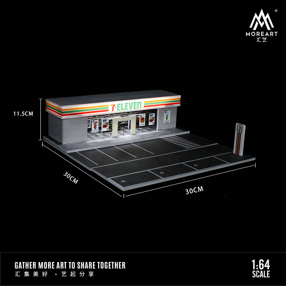 [MOREART] 1/64 7-ELEVEN Scene Model