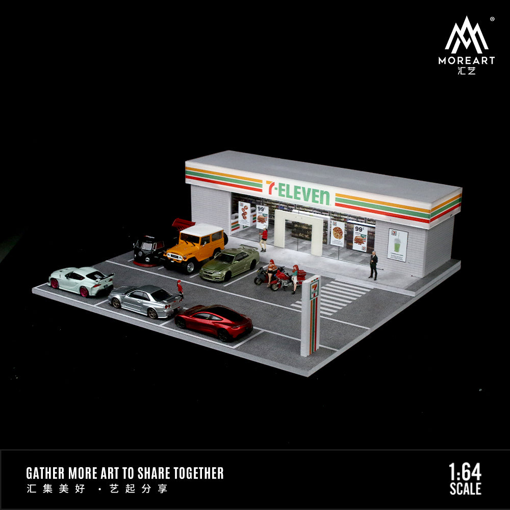 [MOREART] 1/64 7-ELEVEN Scene Model