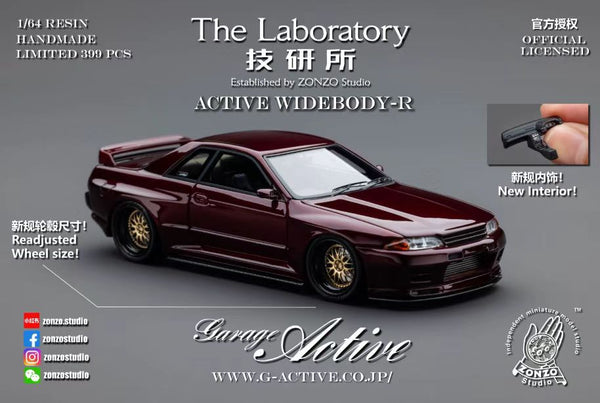 [THE LABORATORY] 1/64 Garage Active Widebody R32