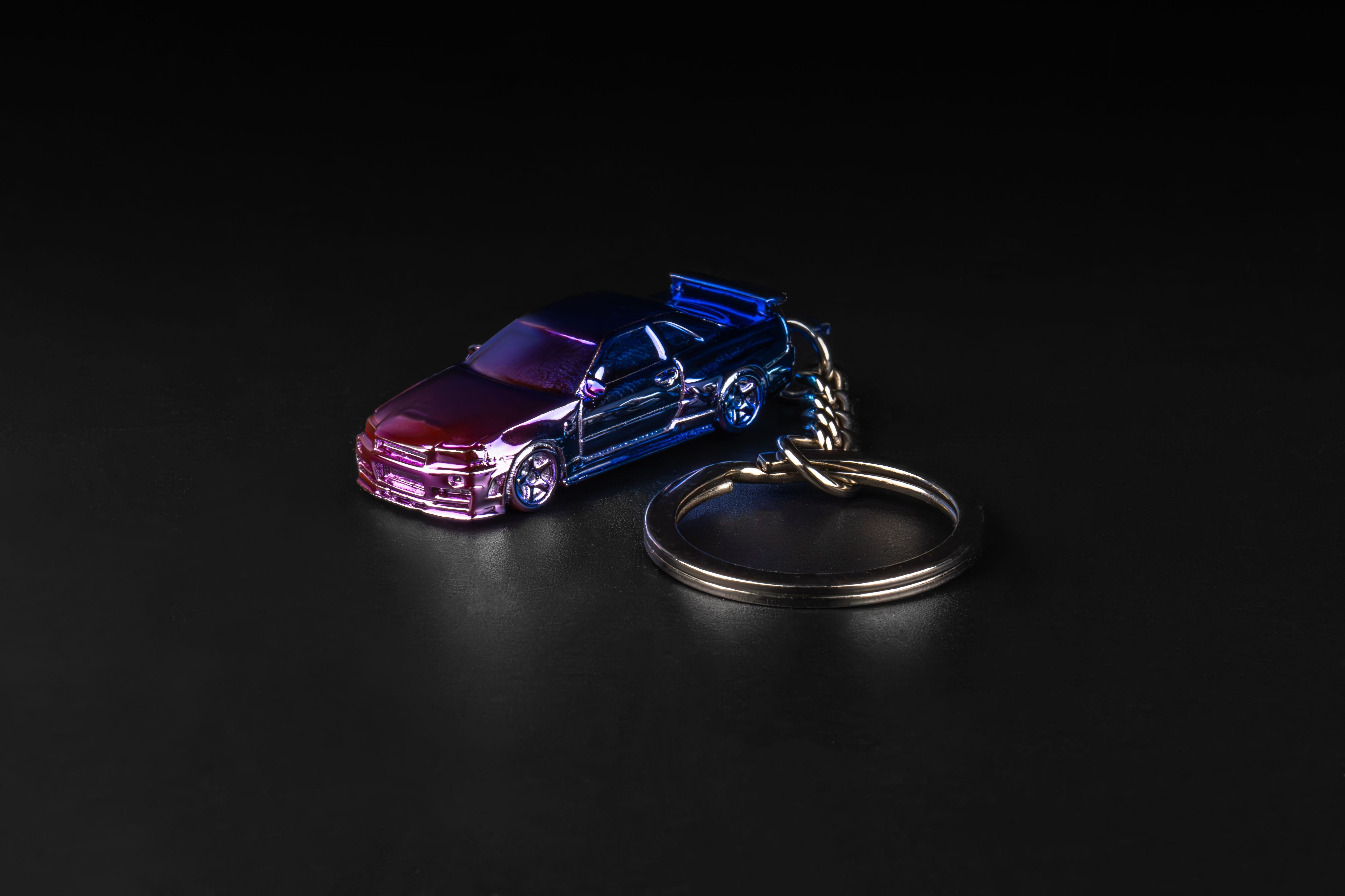 [SEEKER] 1/87 Nissan GTR34 Keychain