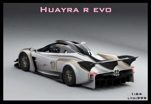 [TOP MODELS] 1/64 Pagani Huayra R Evo Pearl White #1