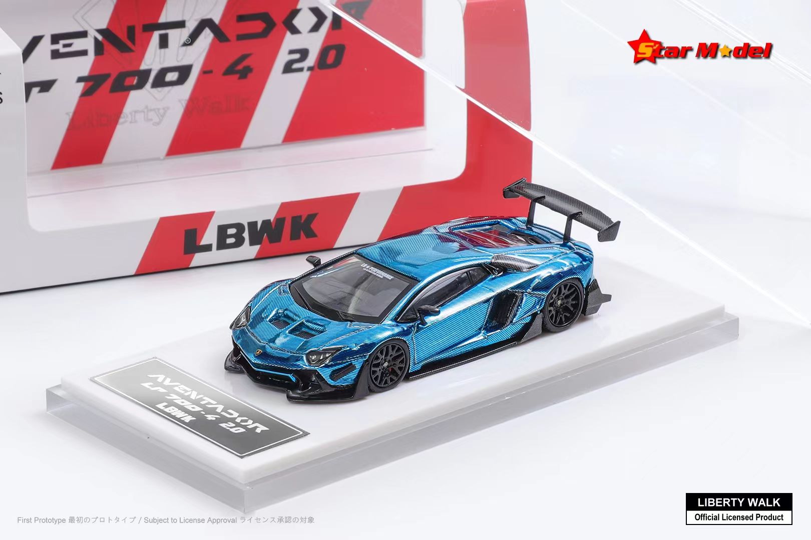 [STAR MODEL] 1/64 Liberty Walk Aventador LP700-4 LBWK 2.0