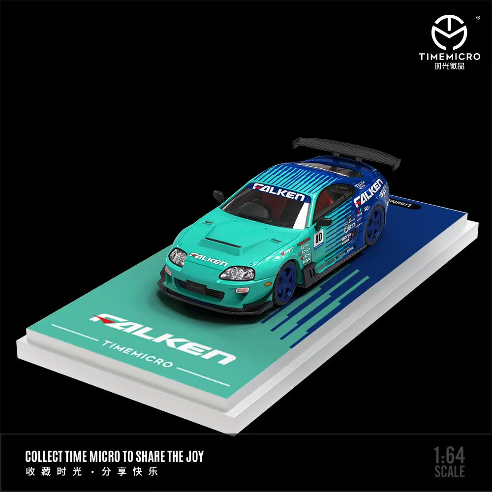 [TIME MICRO] 1/64 Toyota Supra A80Z Falken Livery