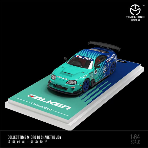 [TIME MICRO] 1/64 Toyota Supra A80Z Falken Livery