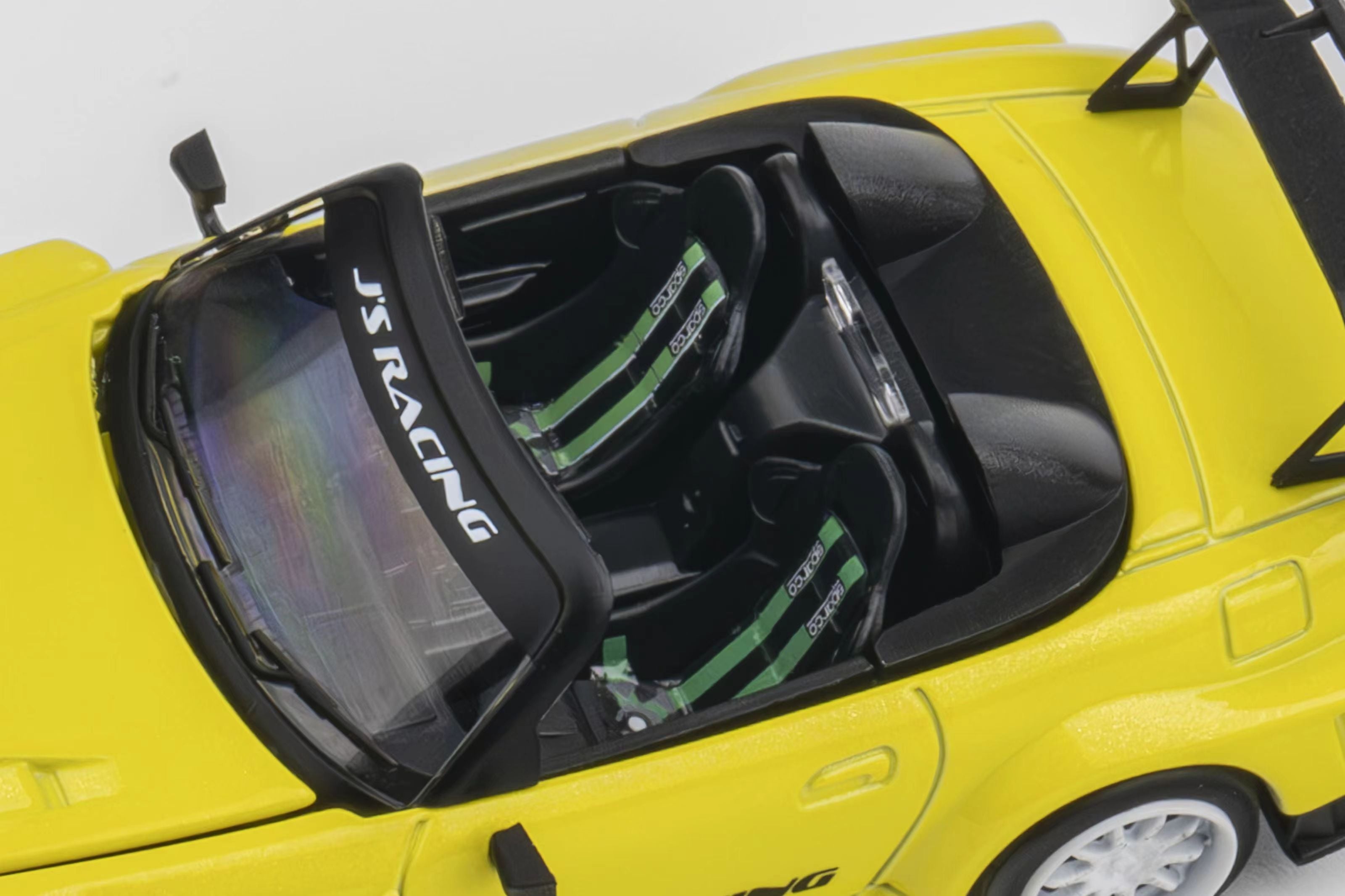 [MICRO TURBO] 1/64 S2000 JS Racing Metallic Yellow