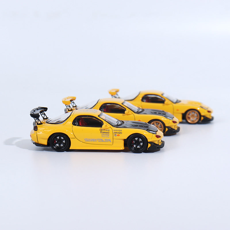 BSC 1/64 Mazda RX-7 (FD3S) Initial D Yellow