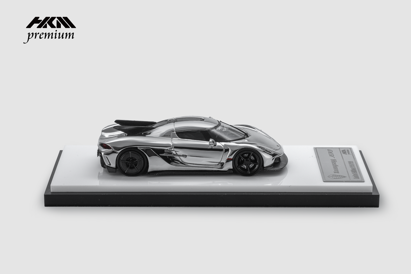 [HKM] 1/64 Koenigsegg Jesko Absolut - Chrome Silver