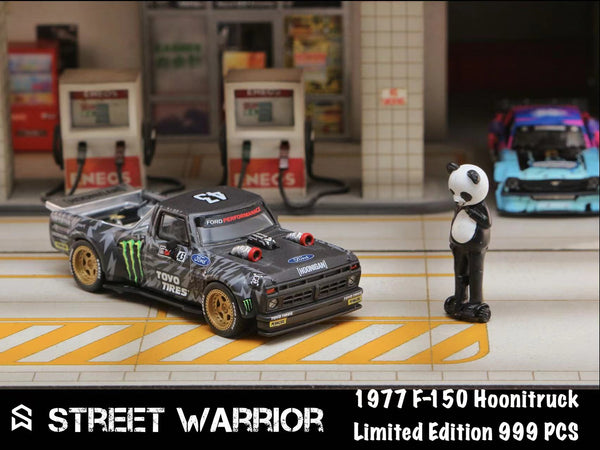 Street Warrior 1/64 Mustang Hoonicorn RTR & Hoonitruck with Panda Figurine