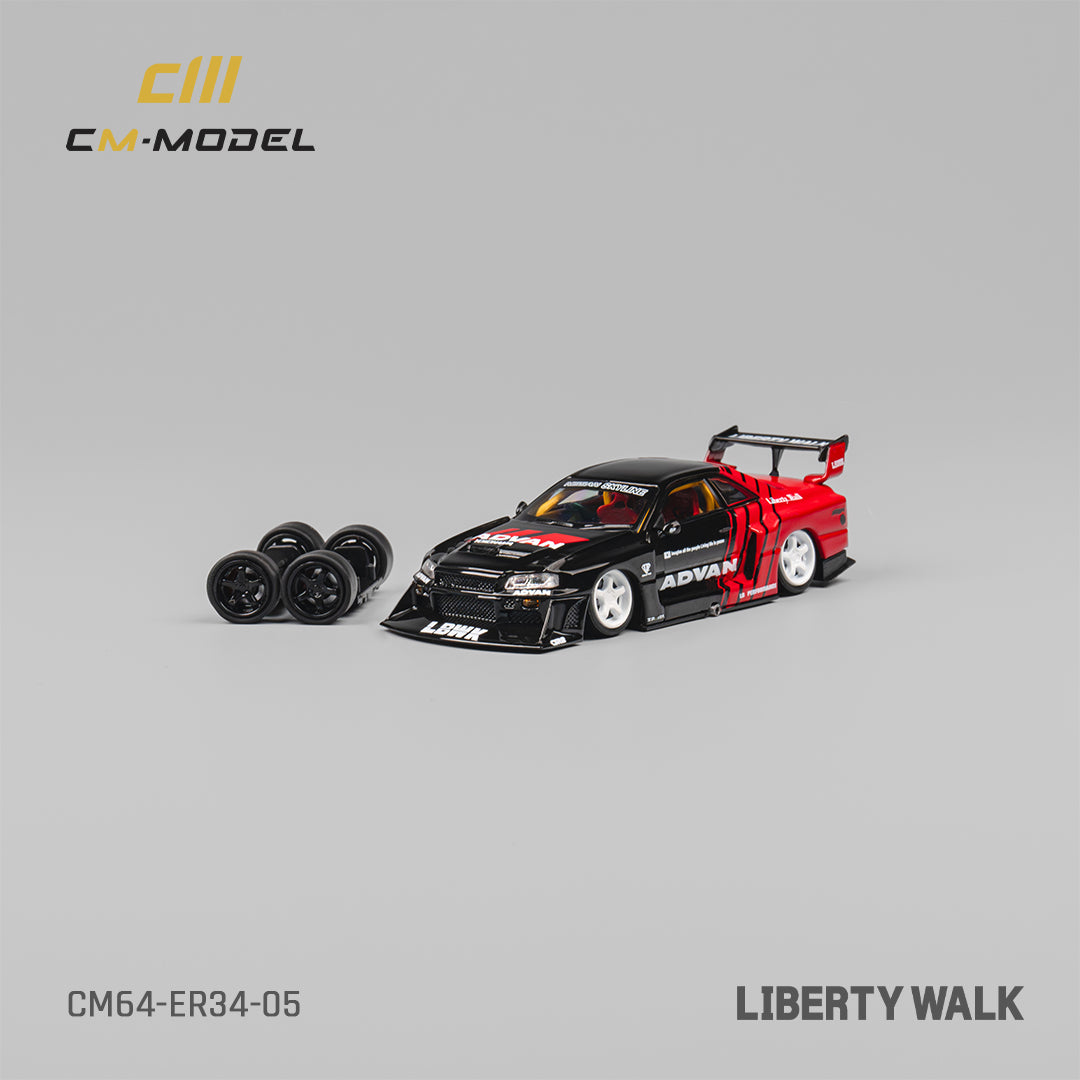 CM 1/64 Nissan LBWK ER34 ADVAN