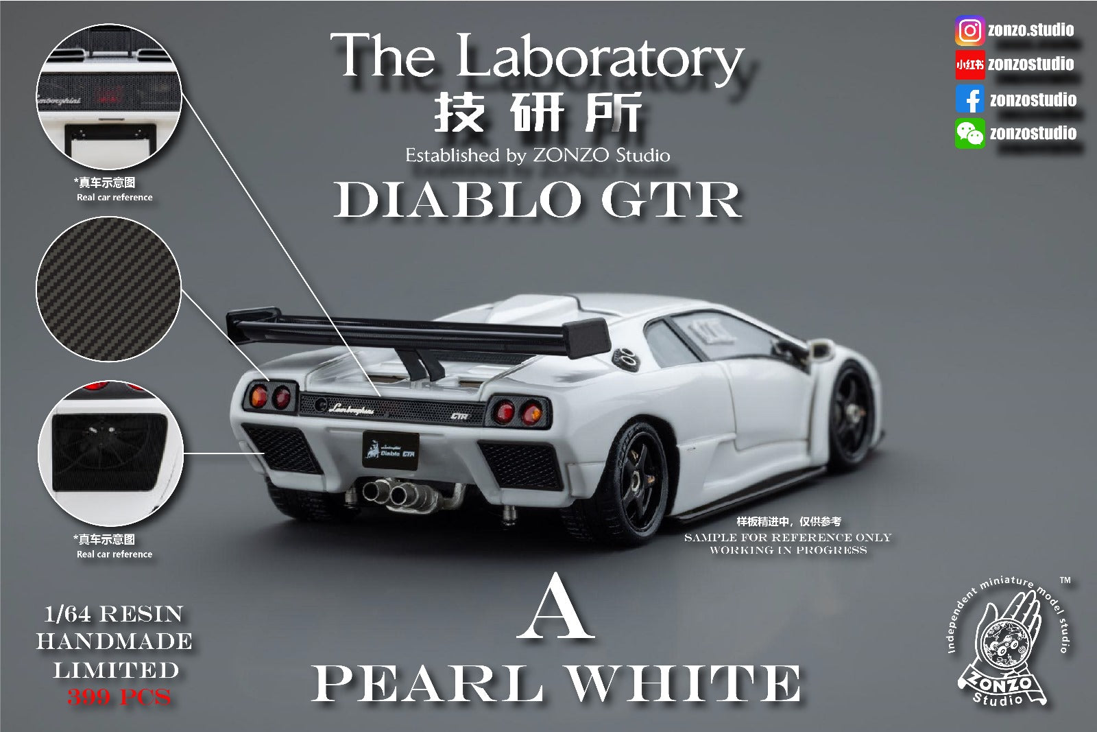 The Laboratory 1/64 Diablo GTR