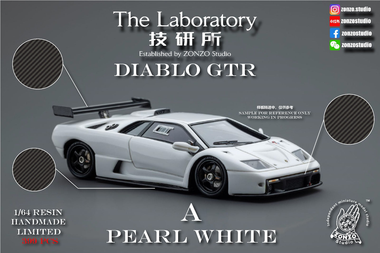 [THE LABORATORY] 1/64 Diablo GTR