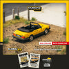 [TARMAC WORKS] 1:64 Saab 900 Turbo Convertible Yellow - GLOBAL64