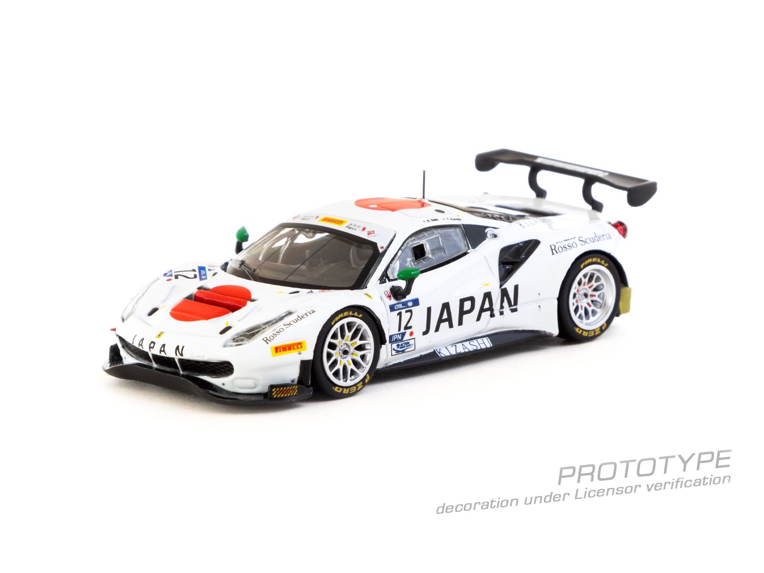 [TARMAC WORKS] 1:64 Ferrari 488 GT3 FIA GT Nations Cup 2018 T. Kondo / K. Seto (#T64-072-18GTN12)