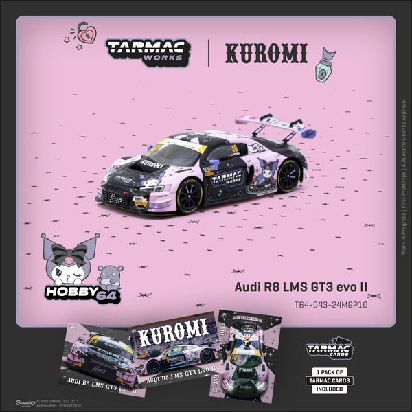 [TARMAC WORKS] 1:64 Audi R8 LMS GT3 Evo II Macau GT Cup - FIA GT World Cup 2024 Uno Racing Adderly Fong