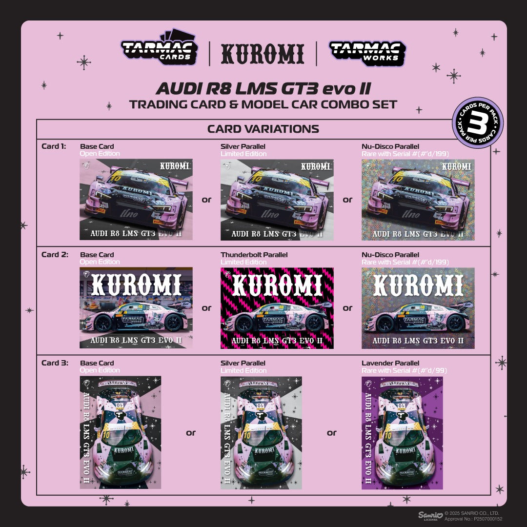 [TARMAC WORKS] 1:64 Audi R8 LMS GT3 Evo II Macau GT Cup - FIA GT World Cup 2024 Uno Racing Adderly Fong