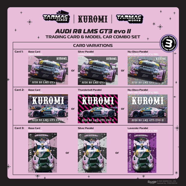 [TARMAC WORKS] 1:64 Audi R8 LMS GT3 Evo II Macau GT Cup - FIA GT World Cup 2024 Uno Racing Adderly Fong