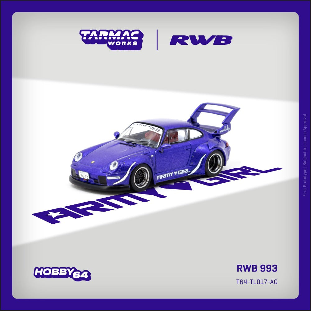 [TARMAC WORKS] 1:64 RWB 993 Army Girl