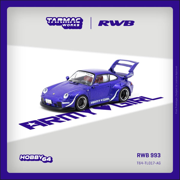 [TARMAC WORKS] 1:64 RWB 993 Army Girl