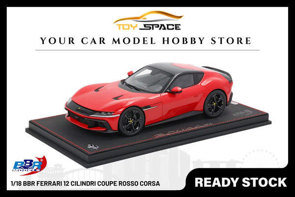 [BBR MODELS] 1:18 Ferrari 12Cilindri Coupe Rosso Corsa