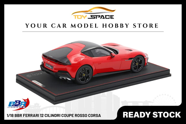 [BBR MODELS] 1:18 Ferrari 12Cilindri Coupe Rosso Corsa