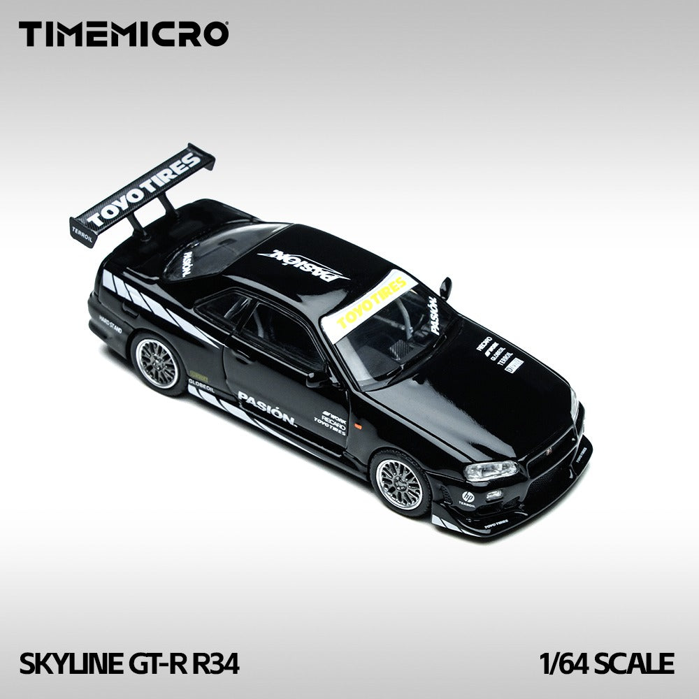 [TIME MICRO] 1:64 Nissan Skyline GT-R R34 