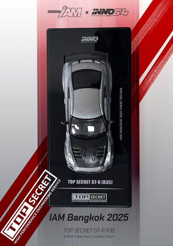 [INNO64] 1:64 Top Secret R35 Grey [IAM Bangkok 2025 Exclusive]