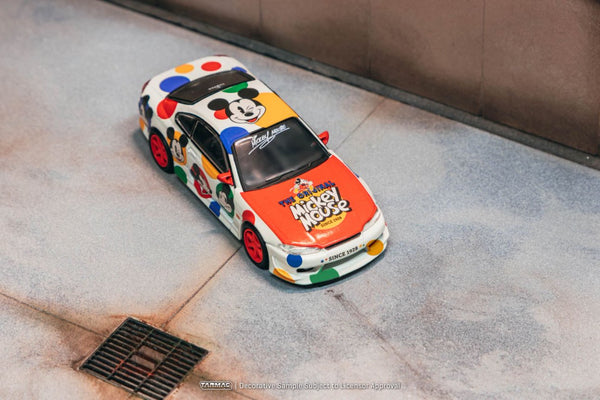 [TARMAC WORKS] 1:64 VERTEX Silvia (S15) Mickey Mouse