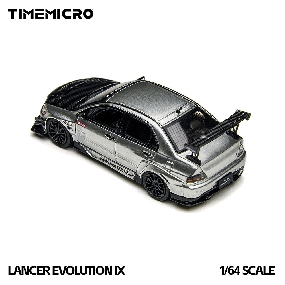 [TIME MICRO] 1:64 Mitsubishi Lancer Evolution IX Silver