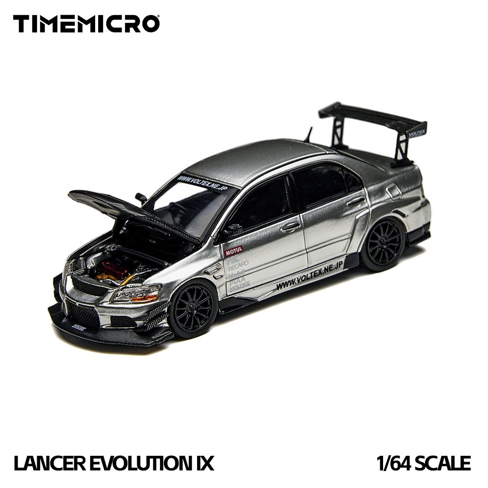 [TIME MICRO] 1:64 Mitsubishi Lancer Evolution IX Silver