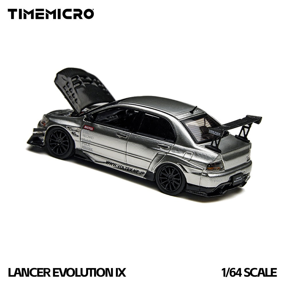 [TIME MICRO] 1:64 Mitsubishi Lancer Evolution IX Silver